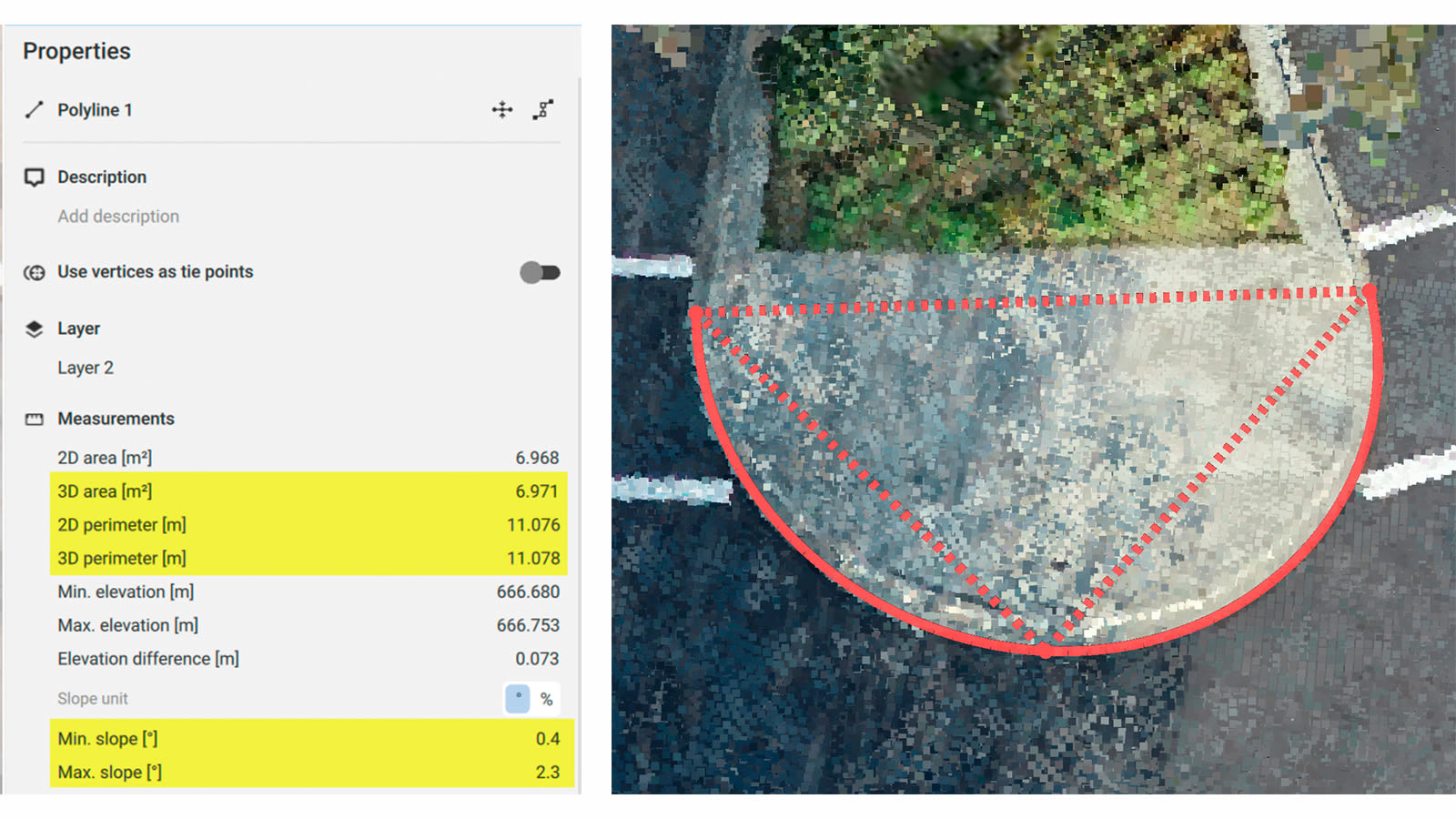 PIX4Dmatic Pro – klasifikácia dát